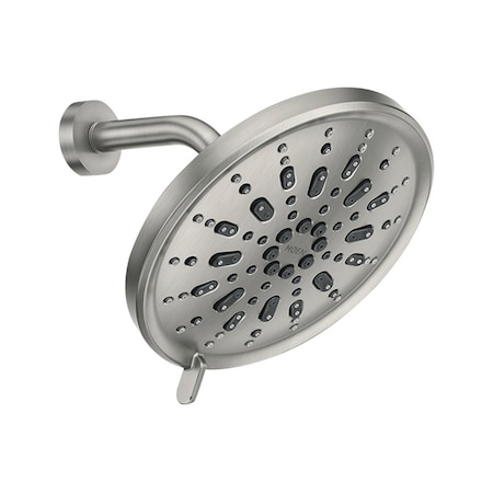 Moen Moen Enthrall Brushed Nickel 5 settings Rainshower Showerhead 1.75 gpm 21532EPSRN